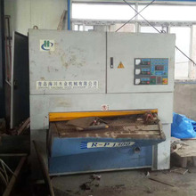 二手砂光机市场供应【9成新青岛海川】1300单面双砂架砂光机价格