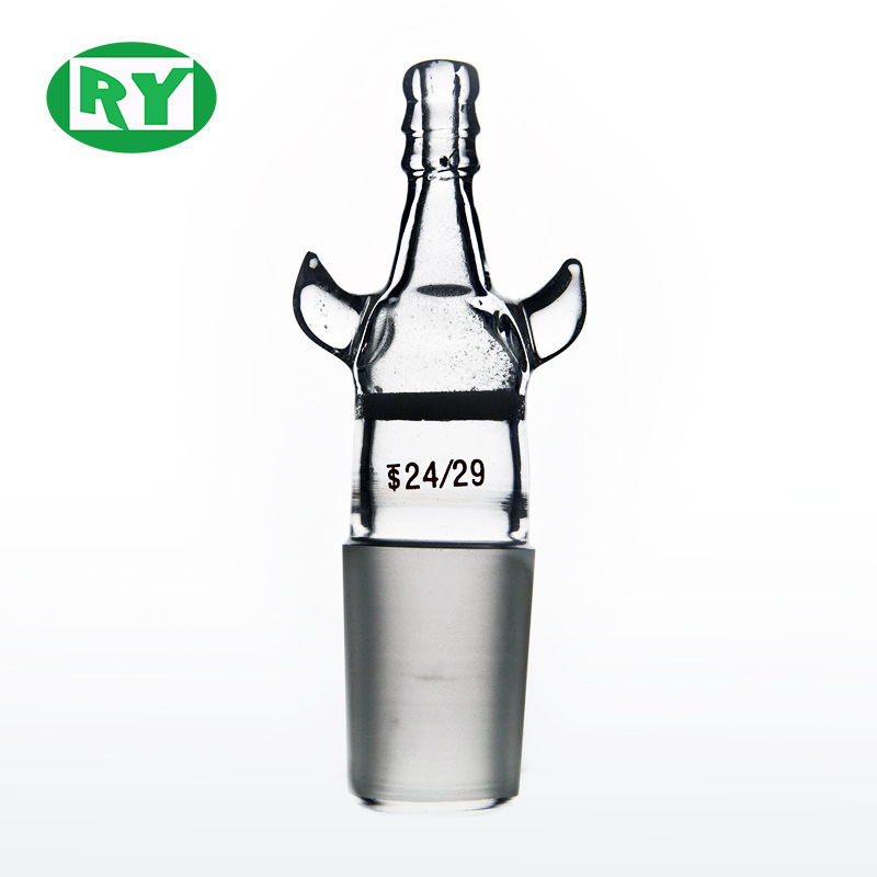 禾汽实力厂家 高硼硅3.3 抽气接头 带砂板 14口19口24口 玻璃仪器