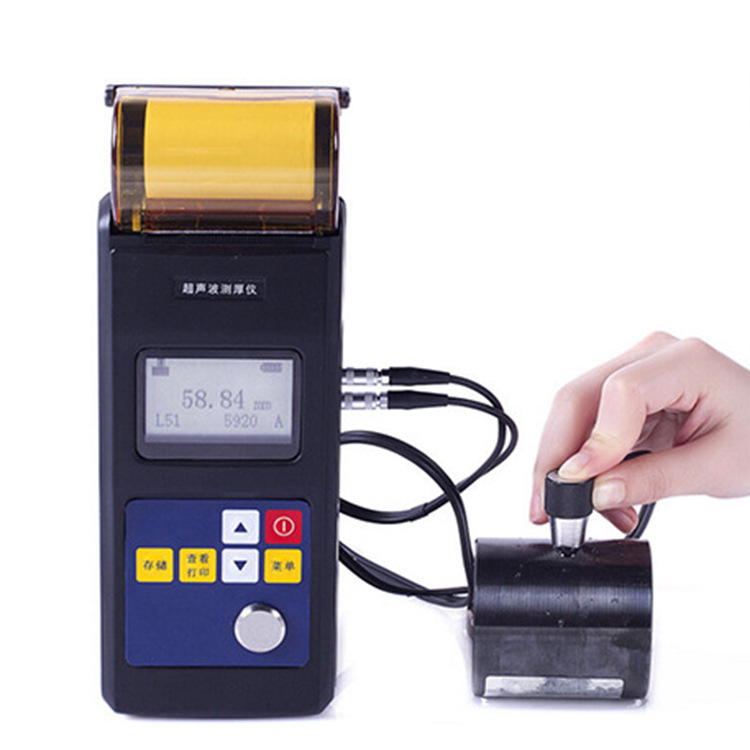 金属数显厚度测定仪便携式超声波测厚仪leeb342打印型平面测头