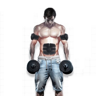 Intelligent EMS Big Benzi Ethypell 6 Abdominal Muscle abdominal trainer Household sports fat -shame dripper lazy fitness equipment abdominal muscle sticker 5