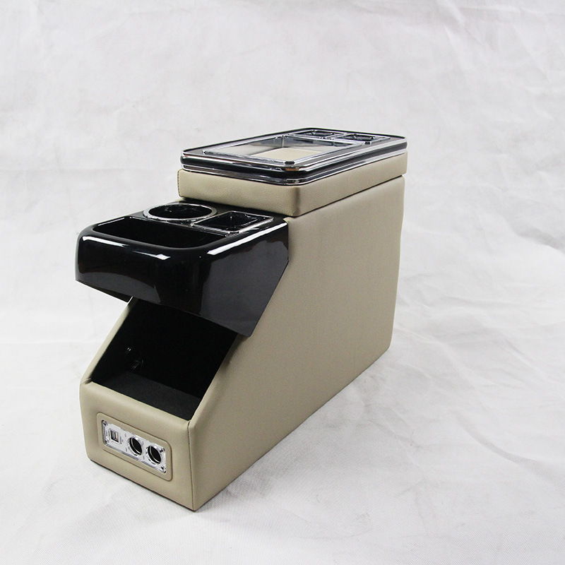 Noah VOXY – 诺亚 步威 迈特威 普瑞维亚 沃克西 Armrest box - second-generation-luxury-beige-usb
