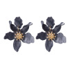 Fashionable resin, universal acrylic earrings, European style, Korean style