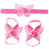 Children's ankle bracelet, headband, European style, flowered, wholesale