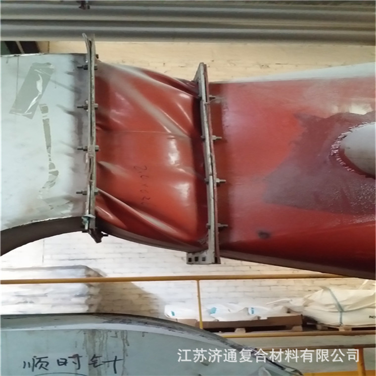 硅钛软接 避免硬性力传递 非金属烟道软接头 阻燃 厂家生产