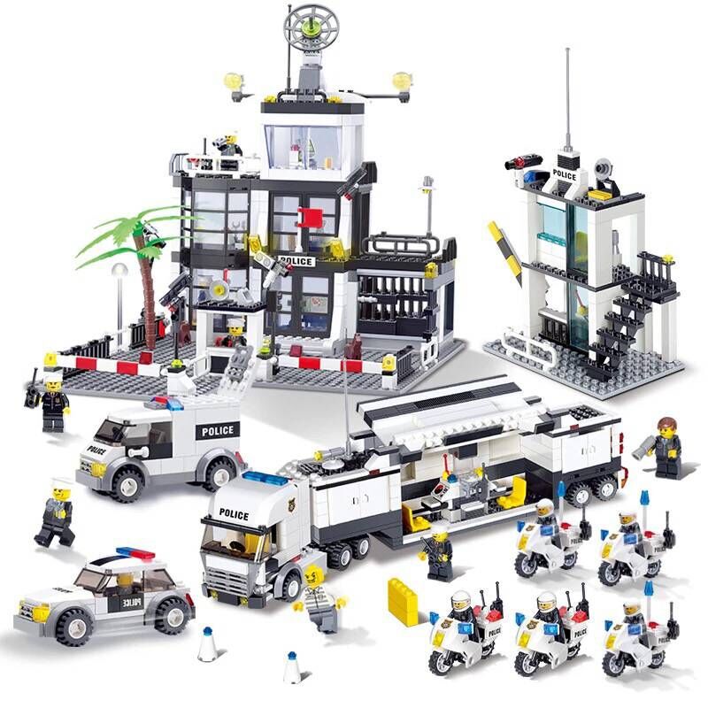 KaiZhi 6725, Bloques de Construcción Educativos para Niños, Departamento de Policía y Bomberos, 8051 Piezas Pequeñas image 6