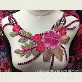 新款涤纶蕾丝新品甜美领装饰领立领衣领 睫毛内衣领轻柔舒适领口