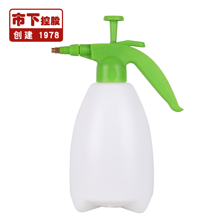 Regadera manual a presión de aire Shichia de 2L para jardinería, riego de flores e hidratación, botella pulverizadora de mano SX-5077.