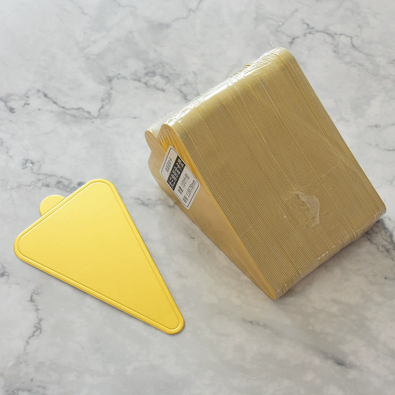 Треугольный Размер Золотая карта западная точка мусс многослойная Подушка блок для резки торта нижняя подушка утолщенный лоток для бумаги 100 листов/пачка