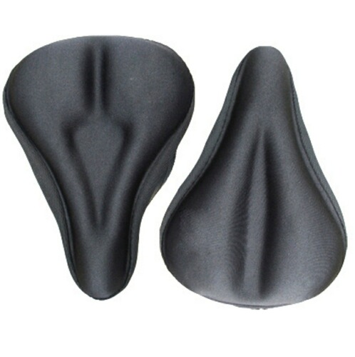 Bicycle seat cover 3D sponge seat pad mountain bike triangle straight groove seat cover saddle cover cycling gear