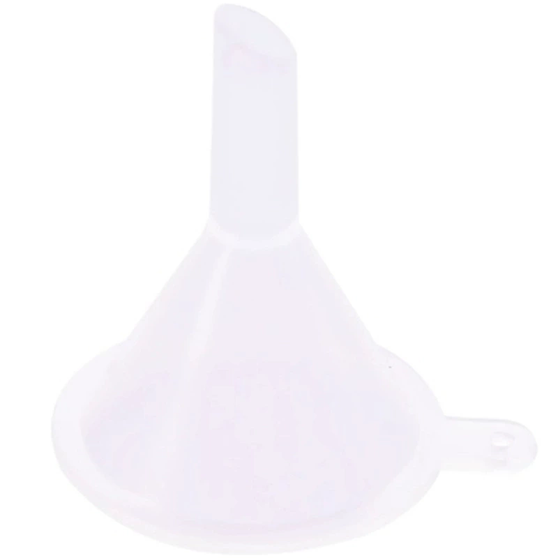 Flask funnel, container, plastic perfume, bottle