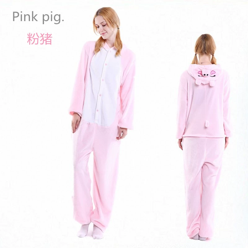 Мультфильм pijama, фланелевый одежда для пары для любимого для мужчин и женщин