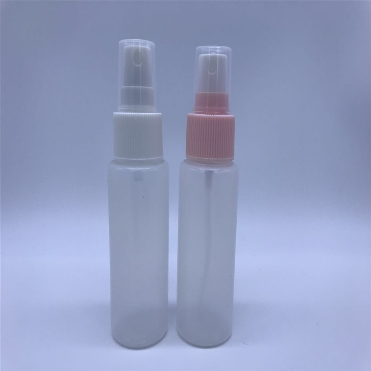 厂家生产直供批发60ml化妆塑料喷瓶消毒水PET喷雾壶透明分装瓶子