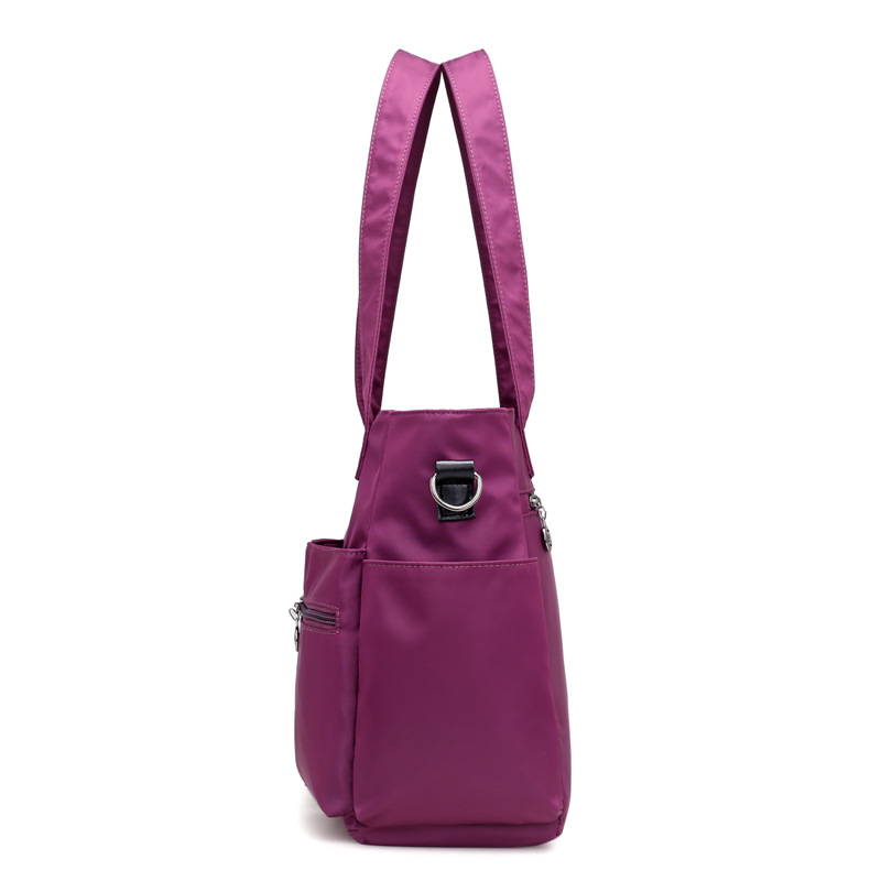 Bolso de hombro de las mujeres simples bolsa de mensajero de viaje al aire libre de gran capacidad bolsa de tela de nylon impermeable bolso de moda versátil