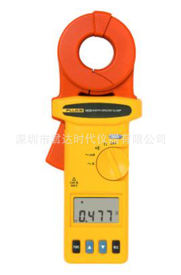 福禄克Fluke 1630 接地电阻钳型测试仪，接地环路电阻测试钳表