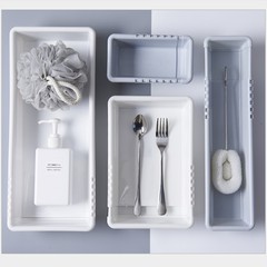 Creative Japanese-style environmentally friendly plastic drawer storage box kitchen office stationery sundries retractable classification organization box