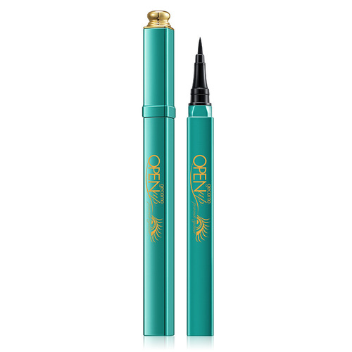 Gemeng's new peacock eyeliner for beginners, quick-drying, waterproof, sweat-proof, not easy to smudge, long-lasting, not easy to remove makeup