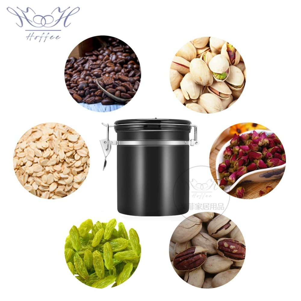 Coffee spray paint stainless steel, tea, storage system, factory direct supply