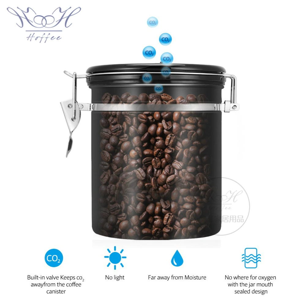 Coffee spray paint stainless steel, tea, storage system, factory direct supply