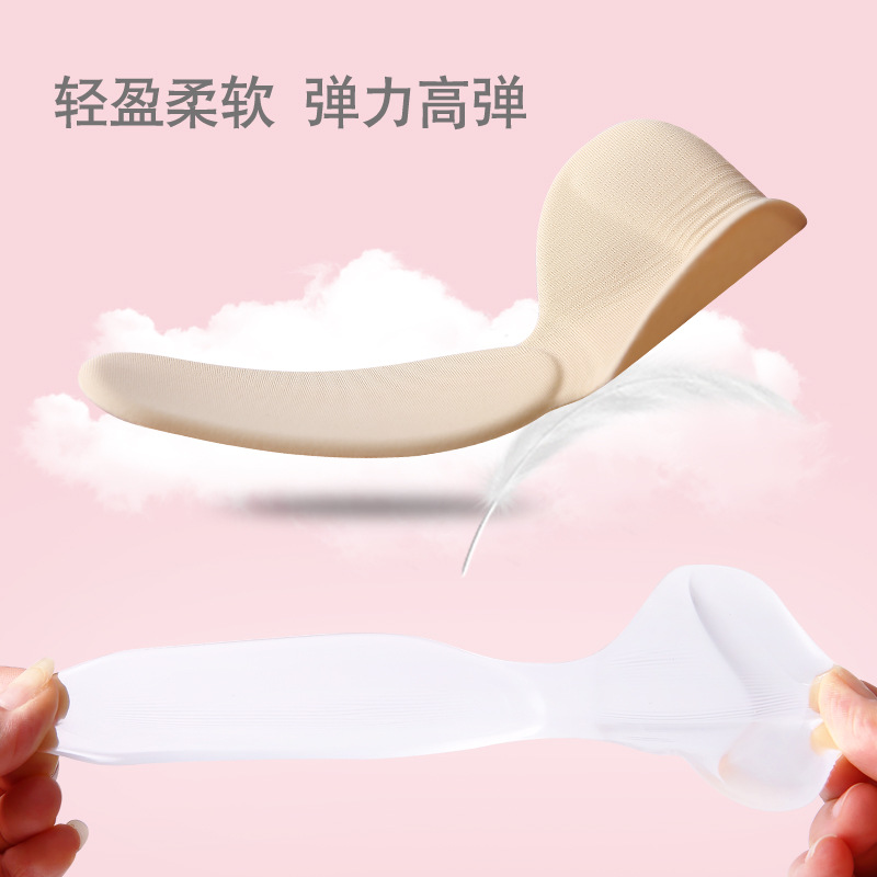 En stock al por mayor silicona dos en un talón pegatinas espesado anti-desgaste pie no talón anti-caída talón