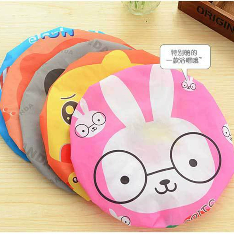 Оптовая продажа фабрики горячий мультфильм водонепроницаемый шапочка для душа взрослых Дамы шапочка для душа бутик прямые поставки для бизнеса