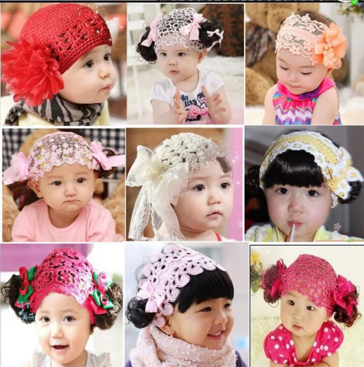 Children's bangs, headband, hair accessory with bow, hair mesh, Korean style, wholesale