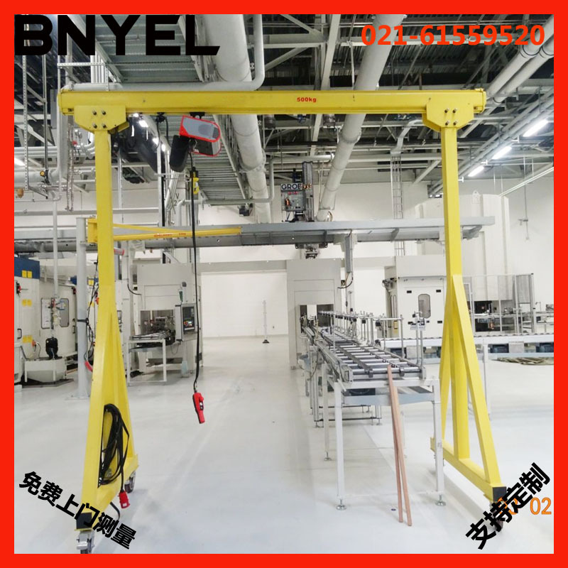 手推移动龙门吊 简易小型移动龙门起重机移动龙门吊