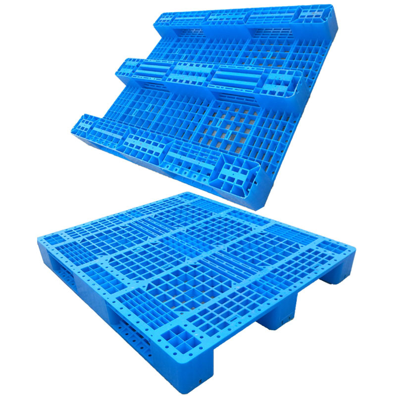 1412网格川字塑胶栈板食品五金电子专用托盘叉车立体库专用卡板