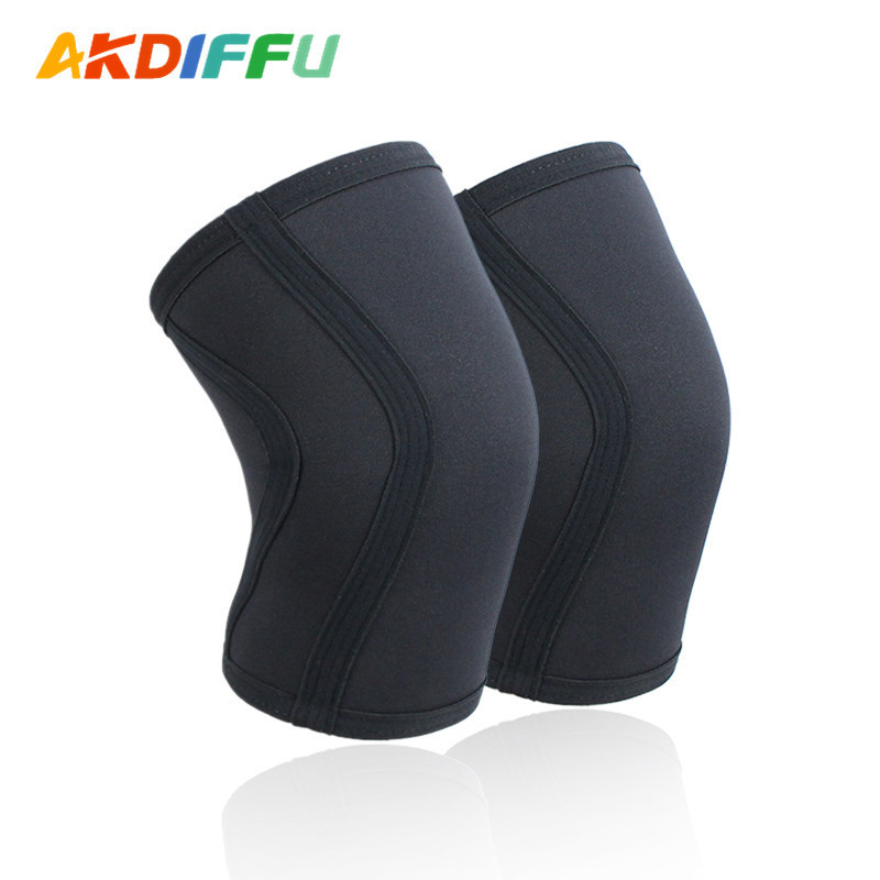 Levantamiento de pesas en cuclillas rodilla almohadilla de neopreno Hércules rodilla engrosada material de buceo 5mm rodillera fabricante