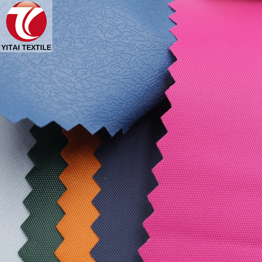 70D鸡爪纹涤纶pvc 190t涤塔夫pvc