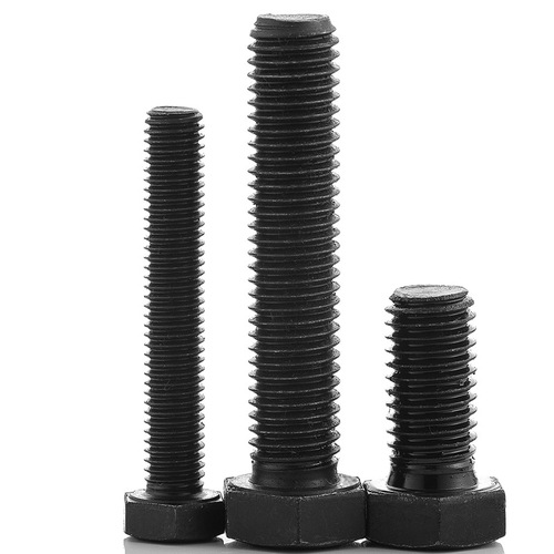 Grade 8.8 high-strength external hexagonal bolt black external hexagonal screw extended screw hexagonal head bolt M4/M6M8