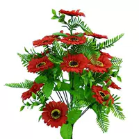 Граница Yiwu 18-головчатые хризантемы, герберы, декоративный садовый цветочный бордюр из размодельных хризантем