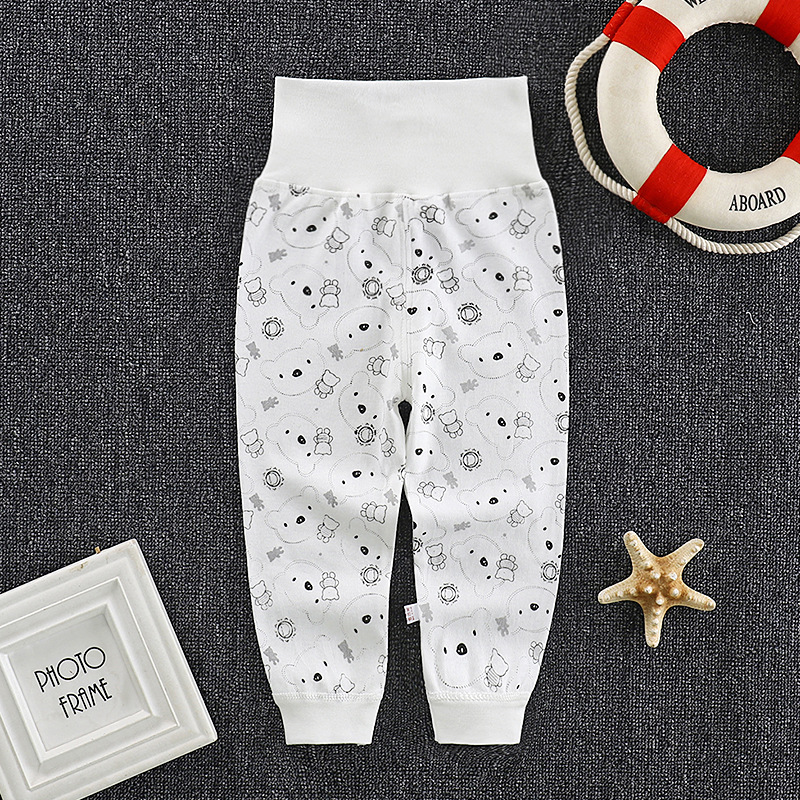 Umbilical bandage, trousers, with little bears