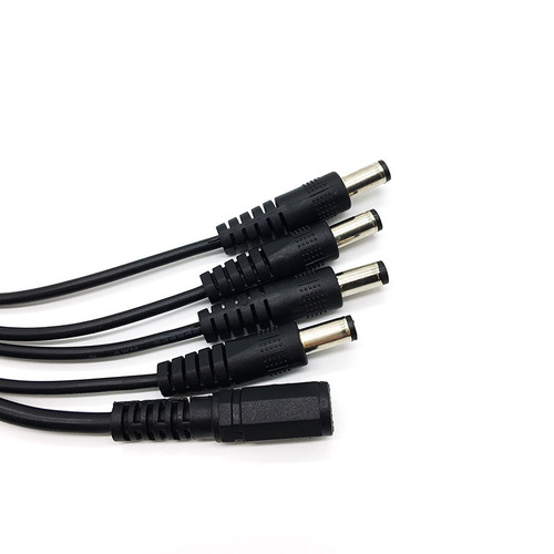 DC one to four monitoring power cord 12V1 drags 4 DC lines 5.5*2.1 monitoring branch line 1 female divided into 4 male