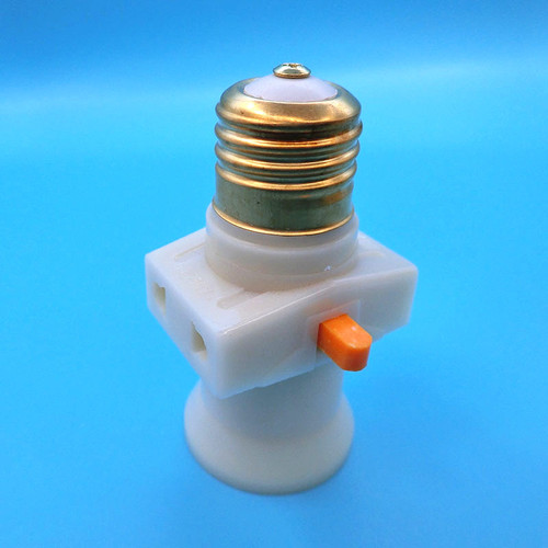 Household e27 lamp holder waterproof double-split fire lamp holder pure copper suspension lamp holder with switch screw lamp holder manufacturer wholesale