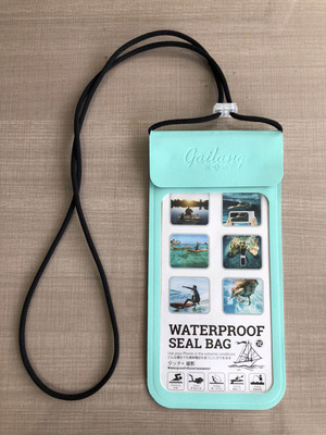 Manufactor supply Cross border Best seller 3 Double waterproof protect Touch screen PU Leatherwear mobile phone Waterproof bag