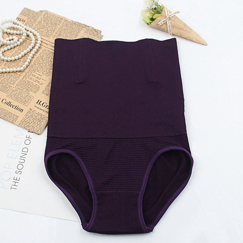 Sin Costuras de cintura alta vientre que forma los pantalones de elevación de la cadera posparto cuerpo que forma de las mujeres más el tamaño de cintura alta estómago que forma el cuerpo de la ropa interior de las mujeres