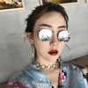 Fashionable retro sunglasses, glasses solar-powered, 2023 collection, Korean style, internet celebrity