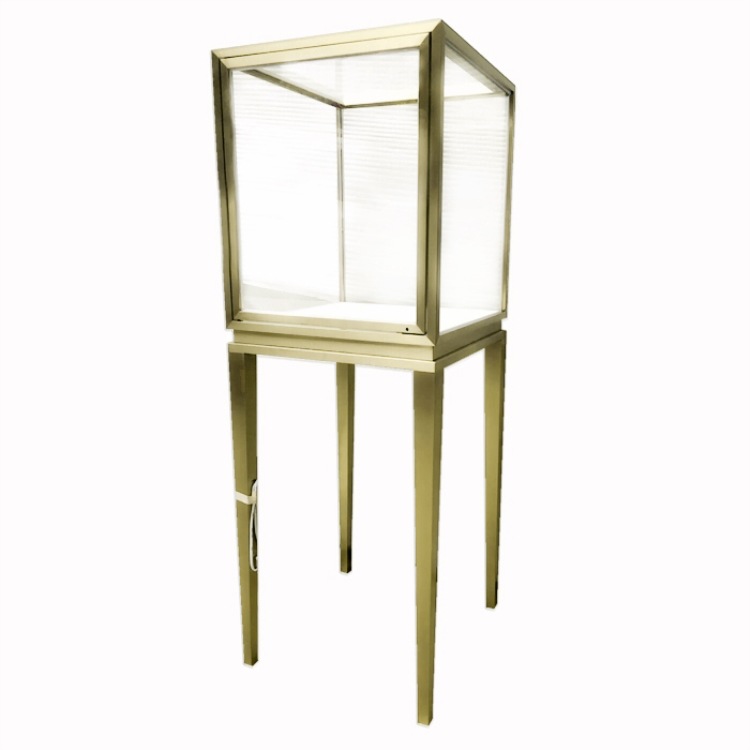 珠宝首饰柜专卖柜展示柜方形不锈钢展柜饰品玉器古董陈列柜展示柜