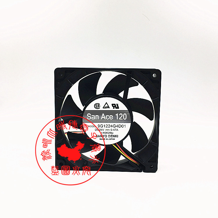 全新9G1224G4D01 DC24V 0.47A 原装三洋/SANYO 12025轴流风扇