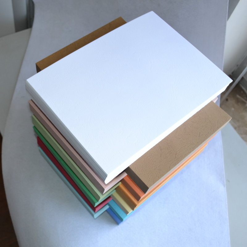 A3 plastic paper +230g color texture binding paper color Cardboard DIY paper folding adhesive binding sealing paper hard cardboard