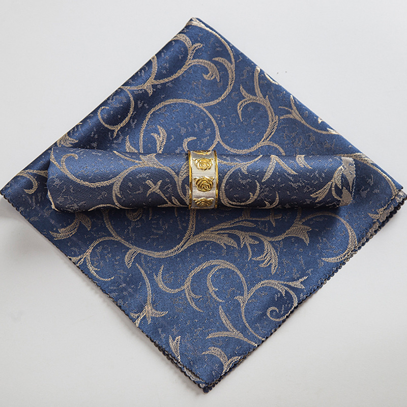 Factory direct high-end hotel mouth cloth Western restaurant napkin table mat wipe Cup cloth napkin Amazon cross-border