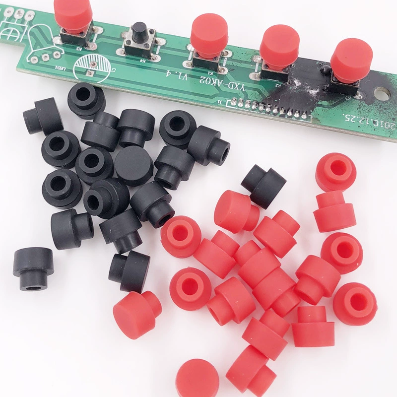 Крышка кнопки крышка переключателя диаметр 2,8 Высота 6 мм подходит для крышки сенсорного переключателя 6*6 силиконовая крышка кнопки