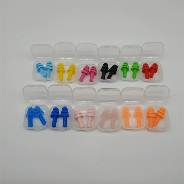 2025 Оптовые антишумовые затычки для ушей от производителя, силиконовые затычки для ушей для учебы, сна, антихрапа, упакованные затычки для плавания