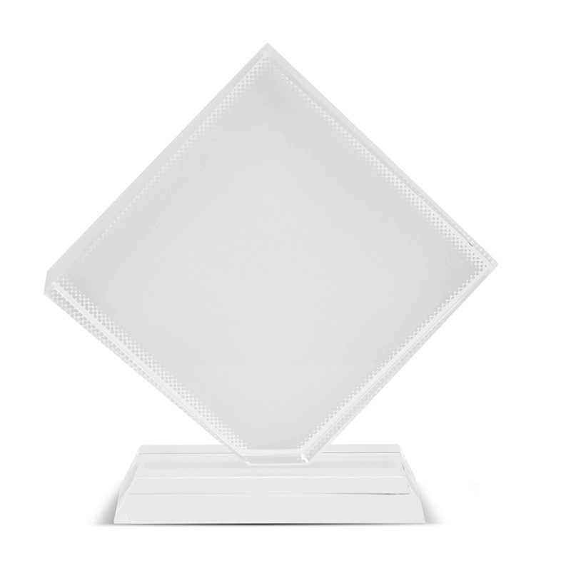 Adornos de cristal sublimación de transferencia de calor artesanías de cristal DIY materiales de artesanía cristal blanco embrión de transferencia de calor pintura consumibles