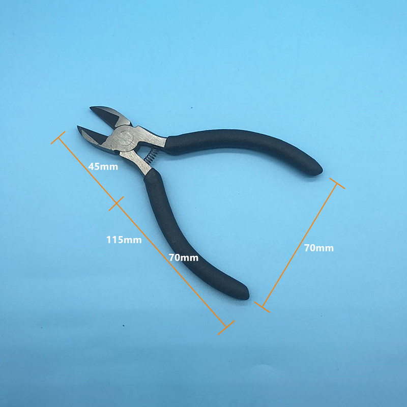 省力4.5寸 沾塑柄 水口剪斜嘴斜口钳水口钳 剪钳 电工剪线钳