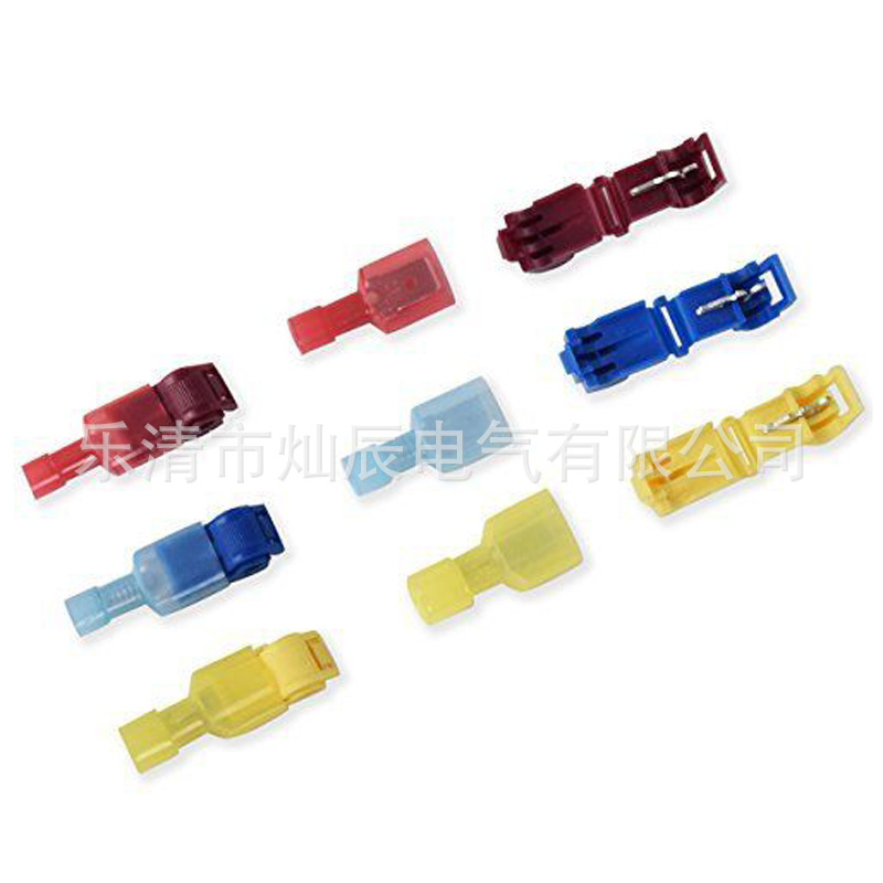 跨境电商热销 120pcs尼龙压线快接端子组盒装 绝缘端子 厂家直销