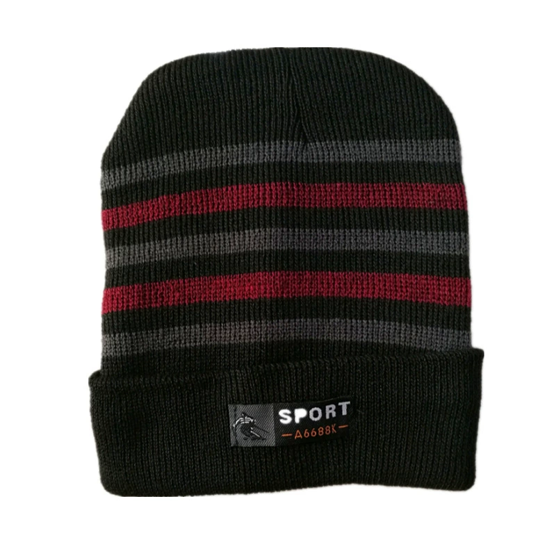 Woolen keep warm winter knitted hat, wholesale, for middle age