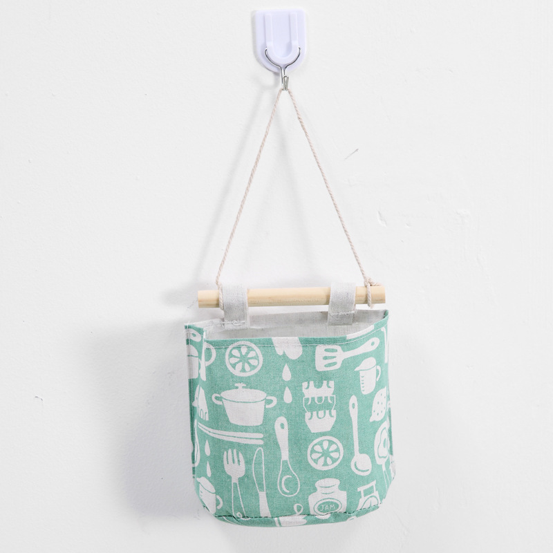 Bolsa colgante decorativa para pared o puerta – Estilo juvenil con diseño de dibujos animados