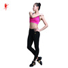 Black dancing trousers for gym, wholesale