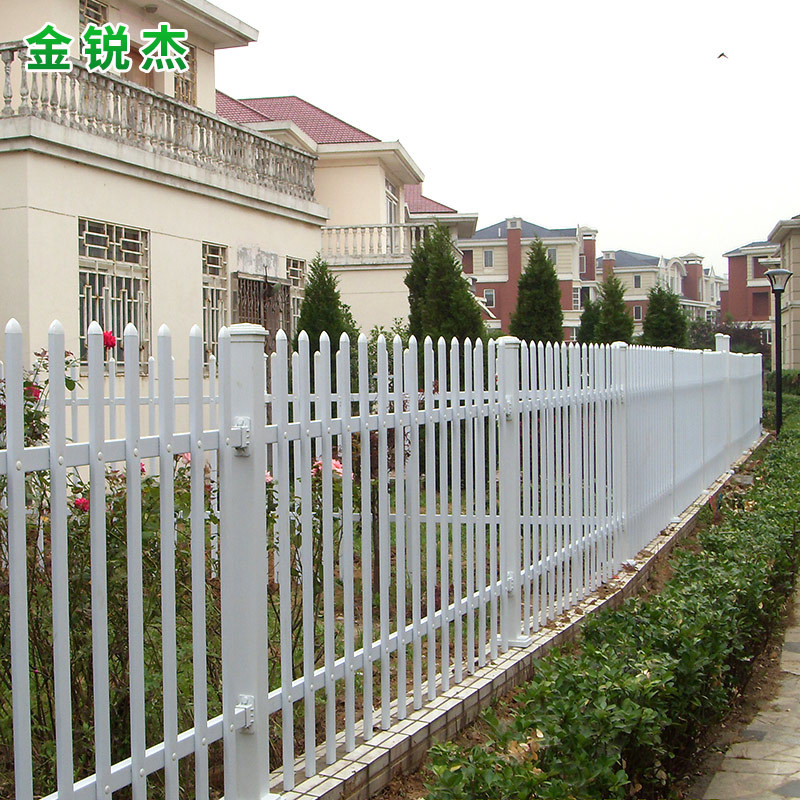 PVC庭院护栏林栅  别墅小区庭院塑钢围墙护栏 乡村庭院围栏厂家